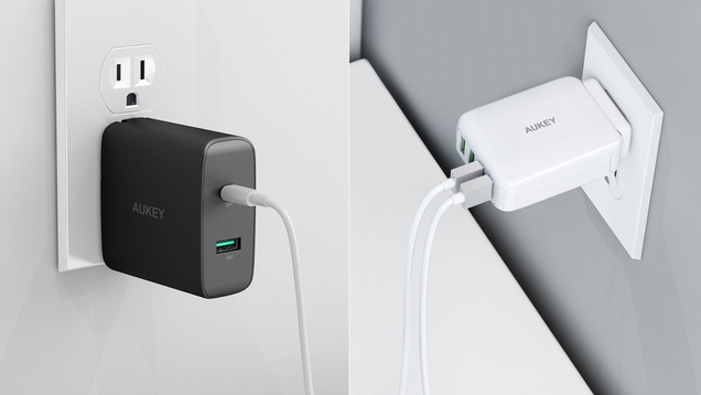 Aukey USB-C 46W Charger | $28 | Amazon | Promo code AUSALE12Aukey 4-Port USB Charger | $12 | Amazon | Promo code AUSALE06